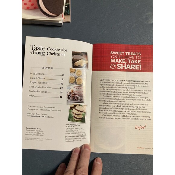 Taste of Home Cookbooks 3 Frosty Treats Cookies For Christmas Slow Cooker Recipe - Picture 10 of 11
